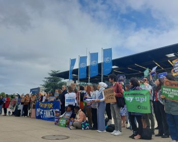 Big Polluters Pay Up! Action at Bonn SB60